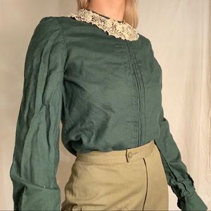 Vintage Peter Pan Collar Blouse
